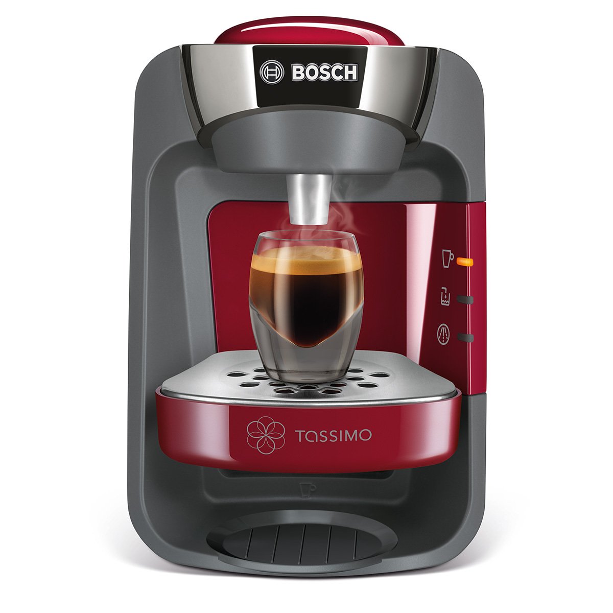 Machine à Café Tassimo Suny TAS3203 Rouge – Plus de 40 Boissons, Démarrage Instantané