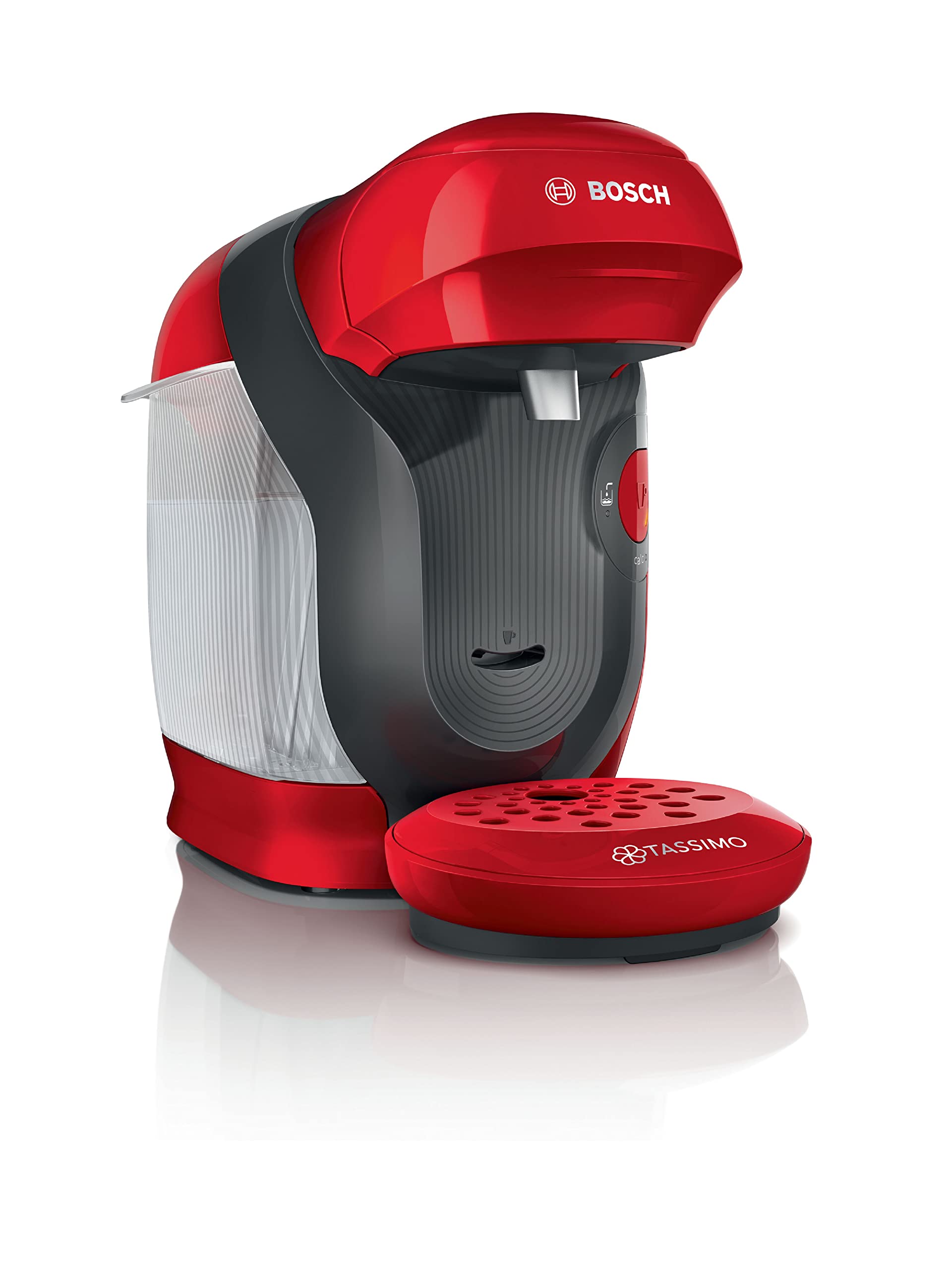 Machine à Café Tassimo Style TAS1103 Rouge – Plus de 40 Boissons, Format Ultra-Compact