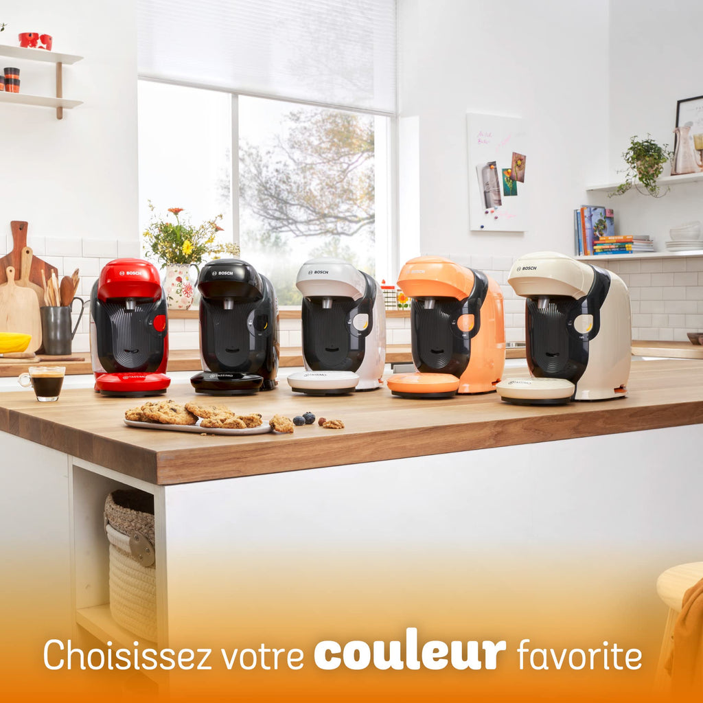 Machine à Café Tassimo Style TAS1102 Noir – Plus de 40 Boissons, Format Ultra-Compact
