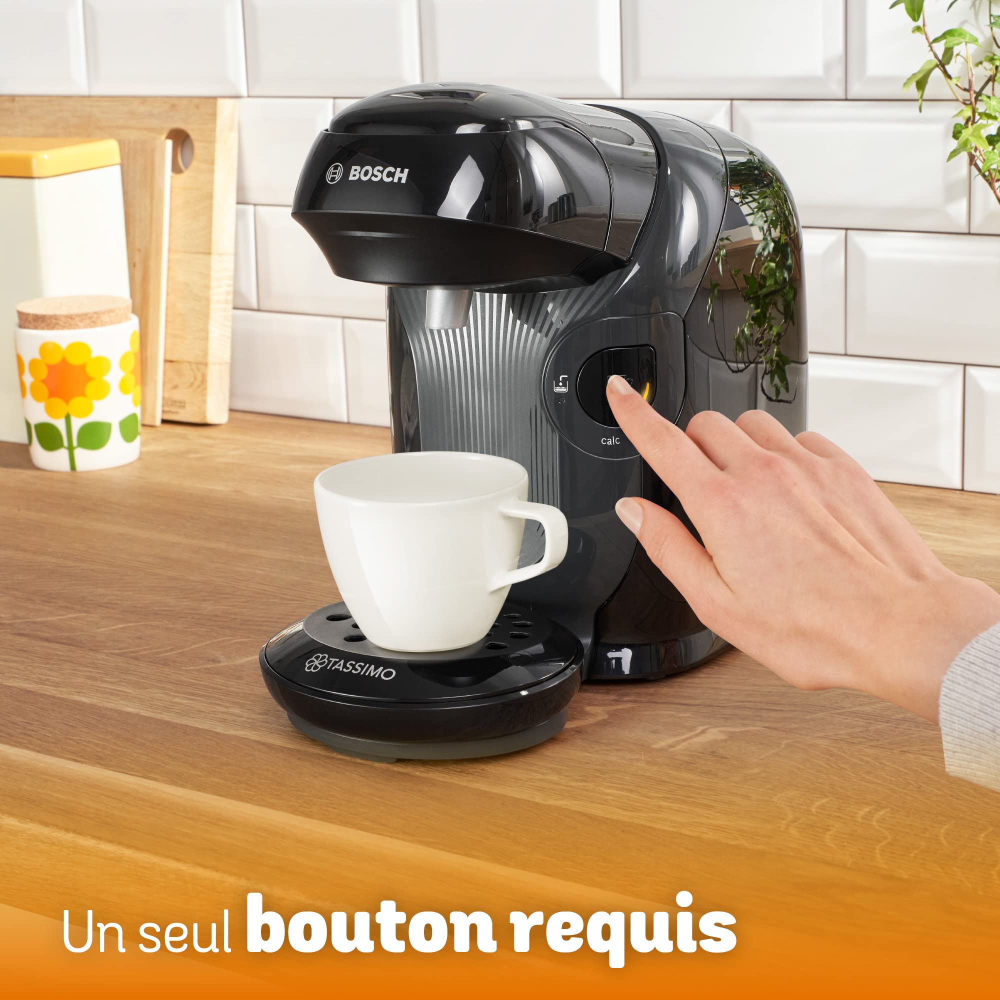 Machine à Café Tassimo Style TAS1102 Noir – Plus de 40 Boissons, Format Ultra-Compact