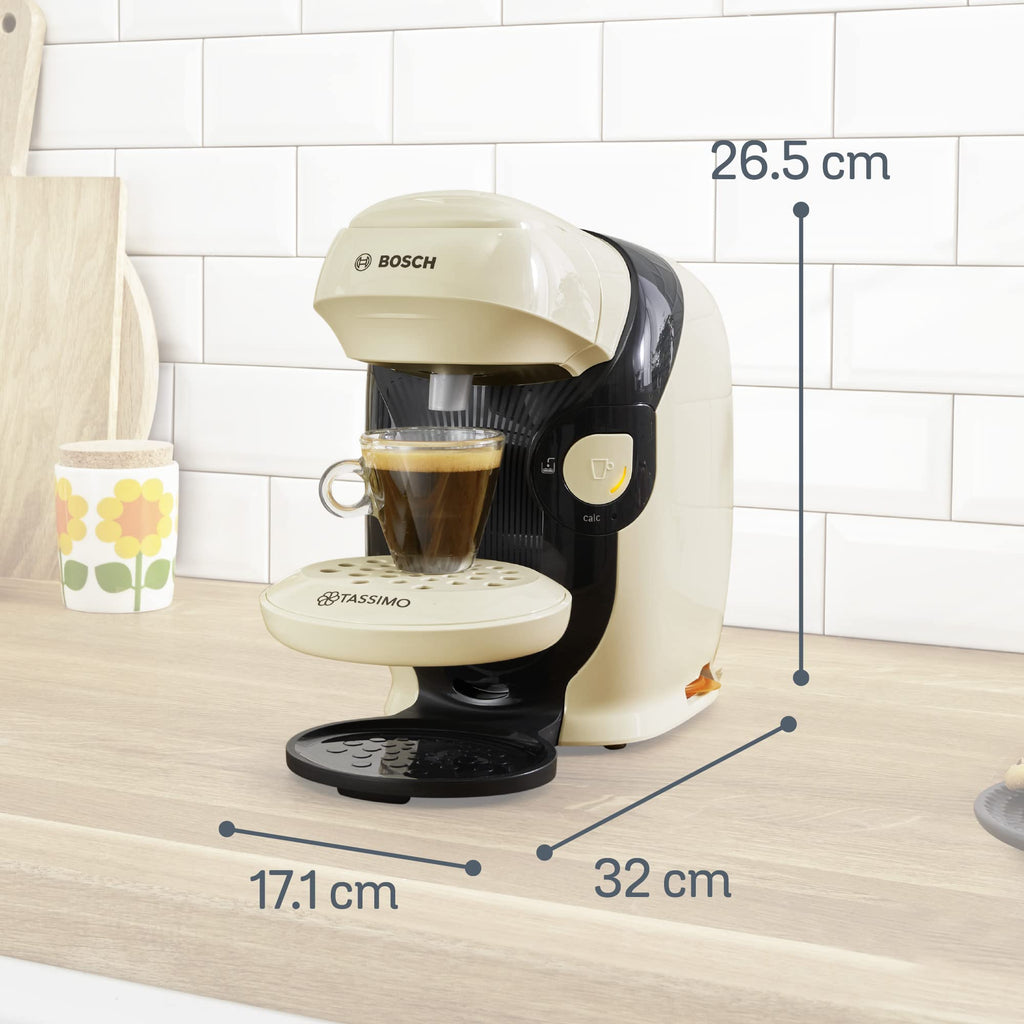 Machine à Café Tassimo Style TAS1107 Vanille – Plus de 40 Boissons, Format Ultra-Compact