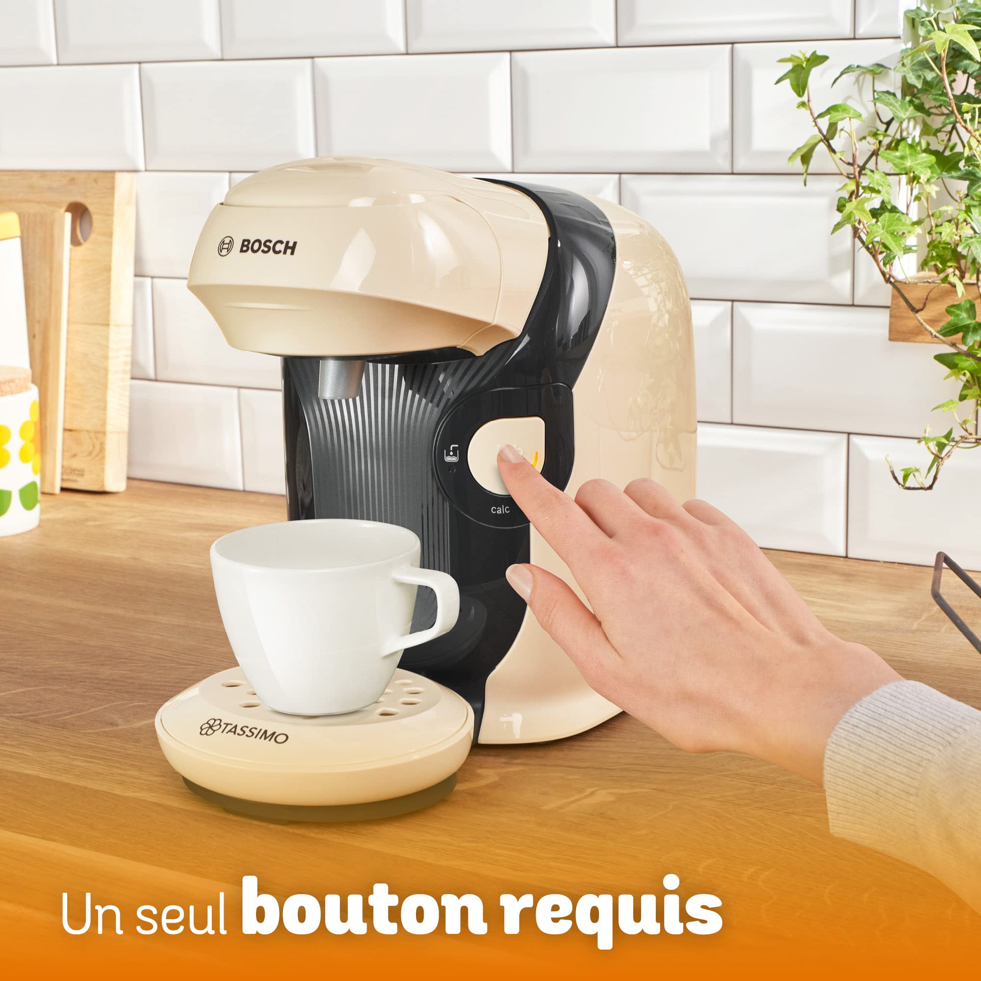Machine à Café Tassimo Style TAS1107 Vanille – Plus de 40 Boissons, Format Ultra-Compact