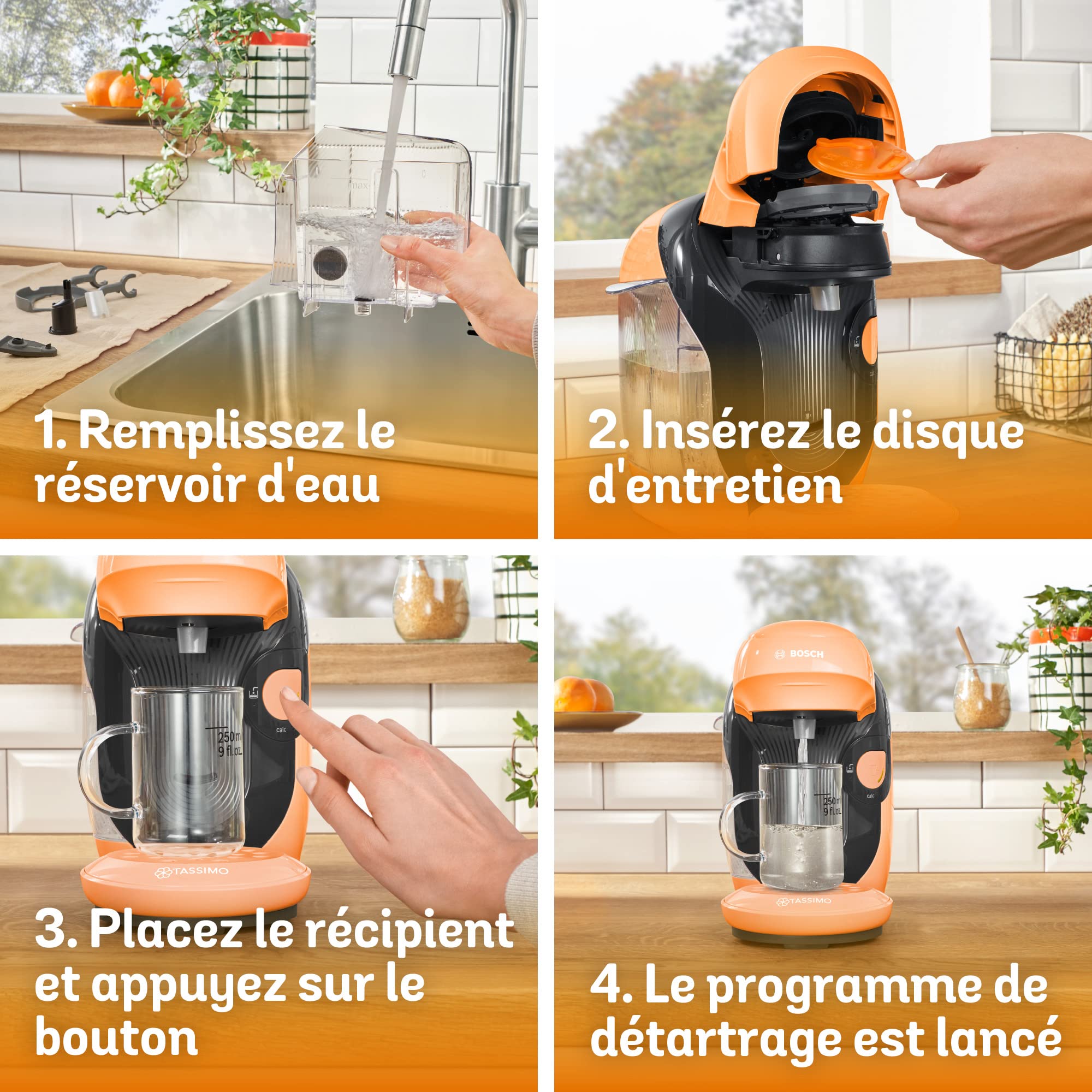 Machine à Café Tassimo Style TAS1106 Pêche – Plus de 40 Boissons, Format Ultra-Compact