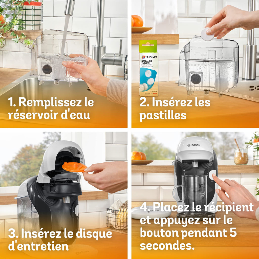 Machine à Café Tassimo Style TAS1104 Blanc – Plus de 40 Boissons, Format Ultra-Compact