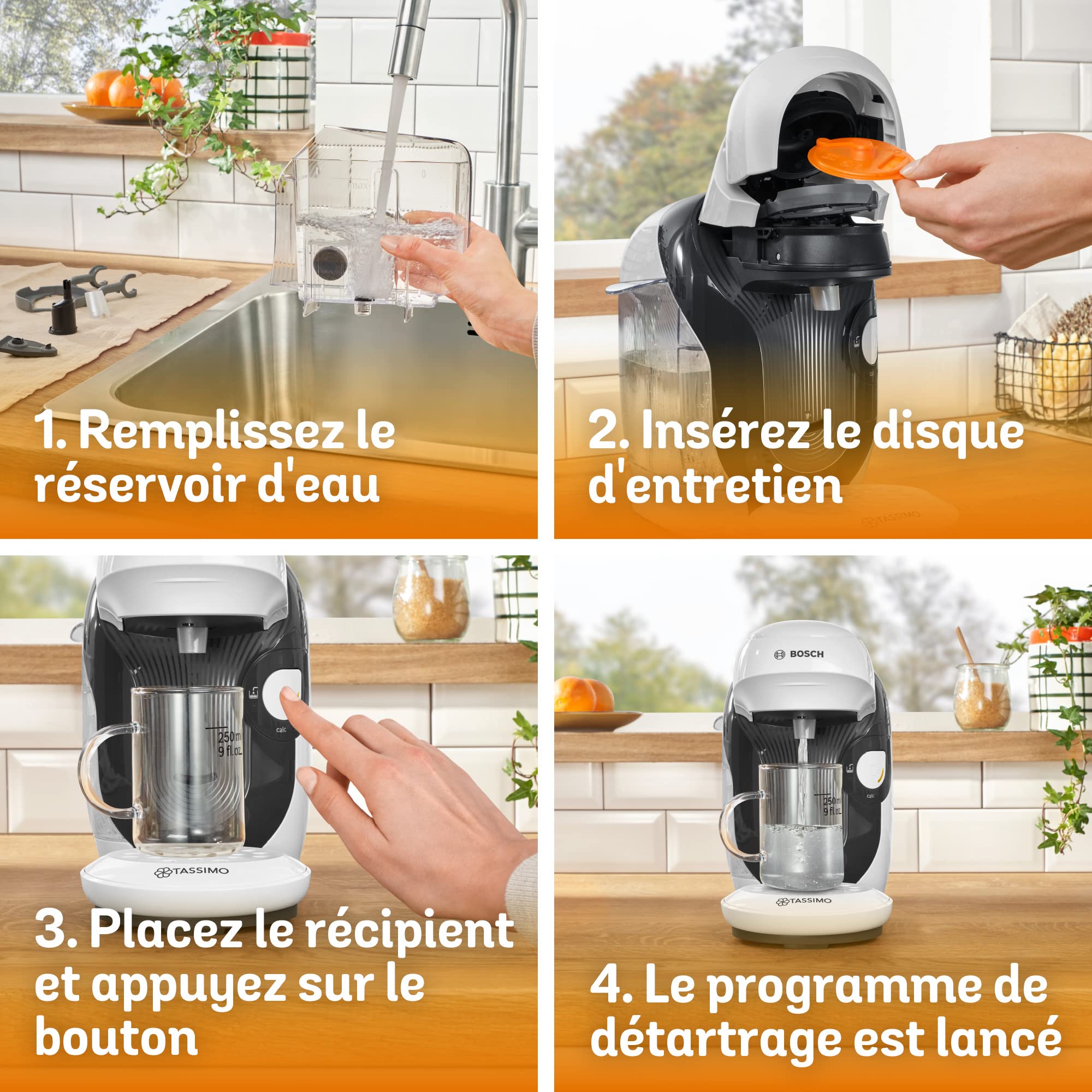 Machine à Café Tassimo Style TAS1104 Blanc – Plus de 40 Boissons, Format Ultra-Compact