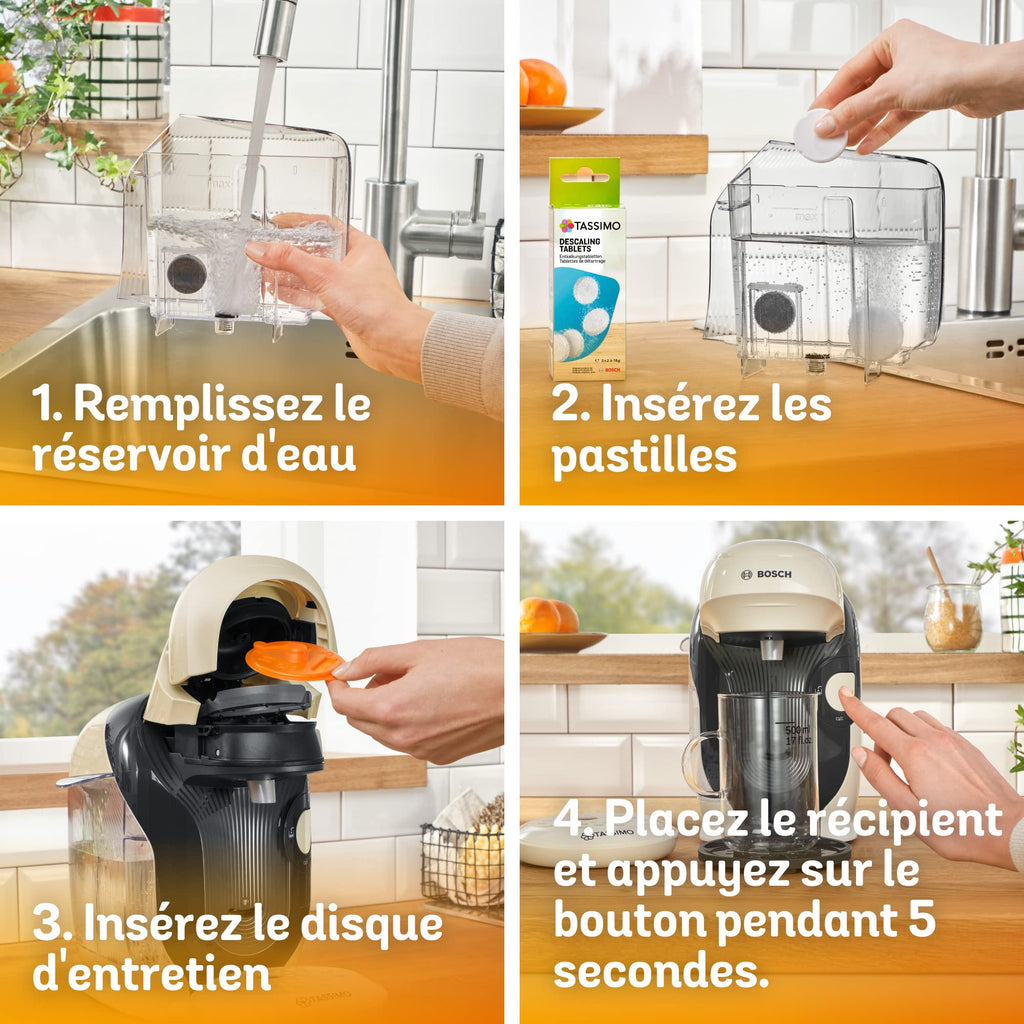 Machine à Café Tassimo Style TAS1107 Vanille – Plus de 40 Boissons, Format Ultra-Compact