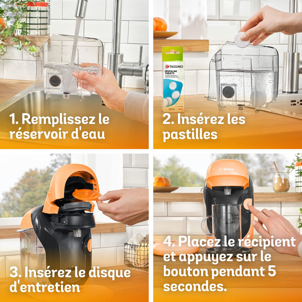 Machine à Café Tassimo Style TAS1106 Pêche – Plus de 40 Boissons, Format Ultra-Compact