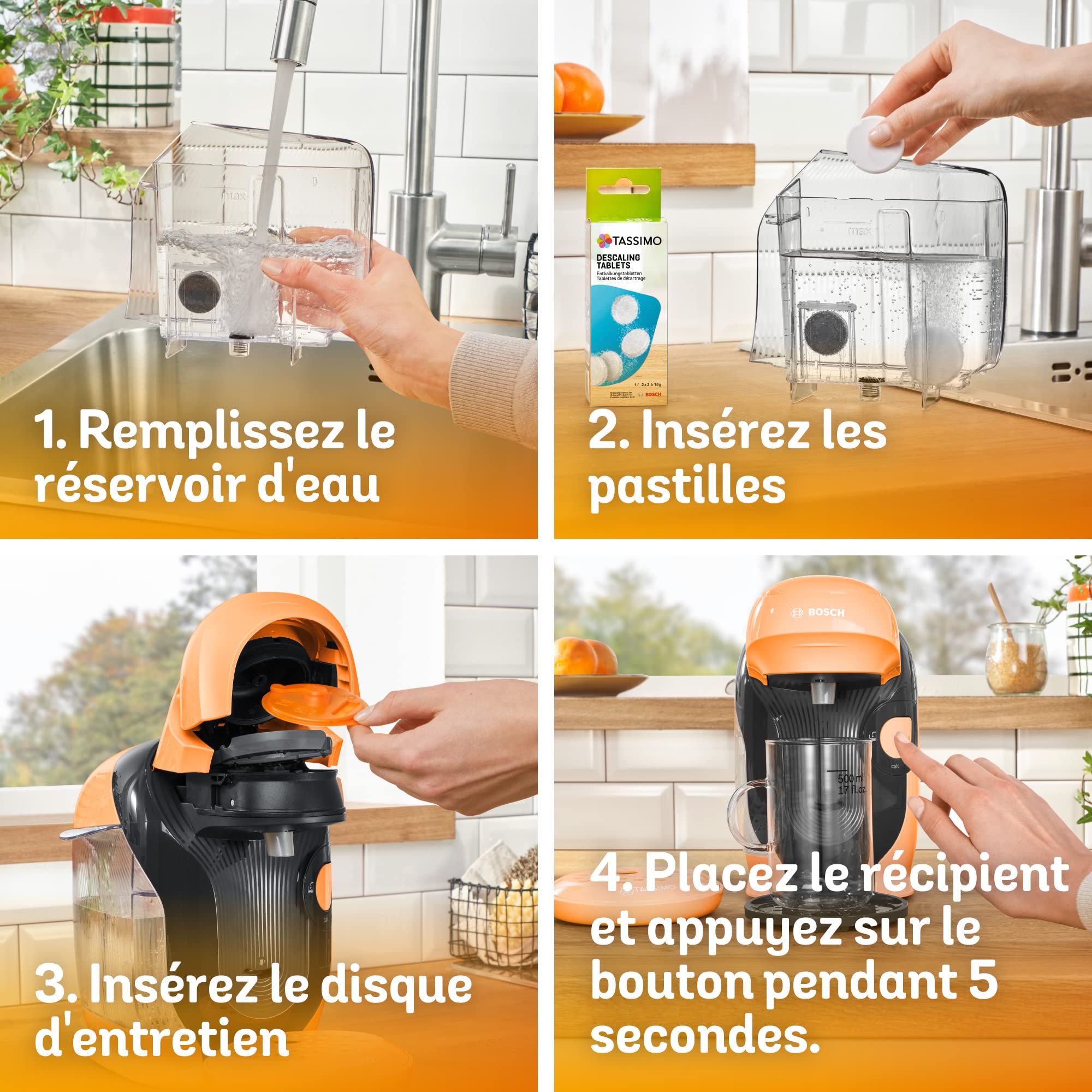 Machine à Café Tassimo Style TAS1106 Pêche – Plus de 40 Boissons, Format Ultra-Compact